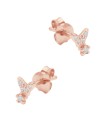 Butterfly Shaped Silver Stud Earring STS-6402